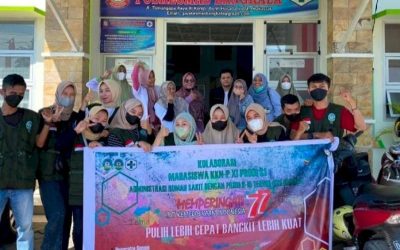 Kolaborasi Mahasiswa Unimerz Gelar Senam Prolanis dan Penyuluhan Gigi-Mulut