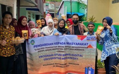 Dalam Rangka HUT Makassar ke-415, Dosen dan Mahasiswa Unimerz Gelar Edukasi UMKM di Lorong