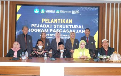 Rektor Unimerz Resmi  Lantik 5 Pejabat Struktural Pascasarjana, Ini Nama-namanya!