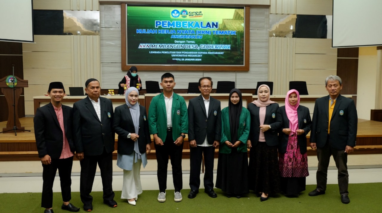 Gmbar: Pembekalan KKN Tematik Angkatan XV Universitas Megarezky Makassar/ISTHumas