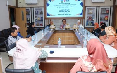Management and Science University Lakukan Discuss Activity di Universitas Megarezky