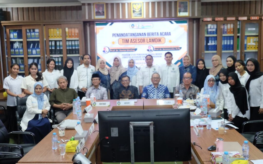 Asesmen Lapangan Program Studi Pendidikan Bahasa Inggris FKIP Universitas Megarezky oleh Tim Asesor LAMDIK