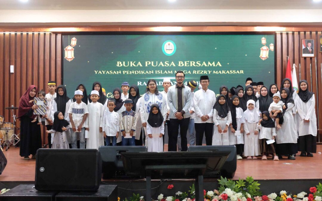 Tebar Cahaya Ramadan, YPI Mega Rezky Makassar Gelar Buka Puasa Bersama dan Santuni 40 Anak Yatim