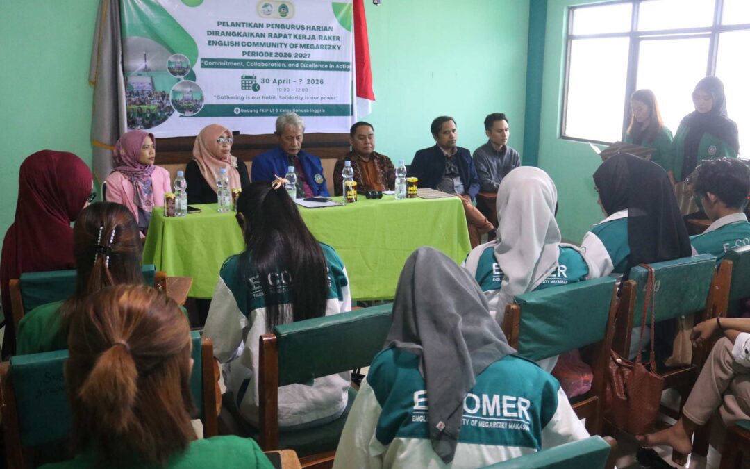 Pelantikan UKM English Community of Megarezky Periode 2026/2027: Mahasiswa Didorong Menjadi Agen Perubahan