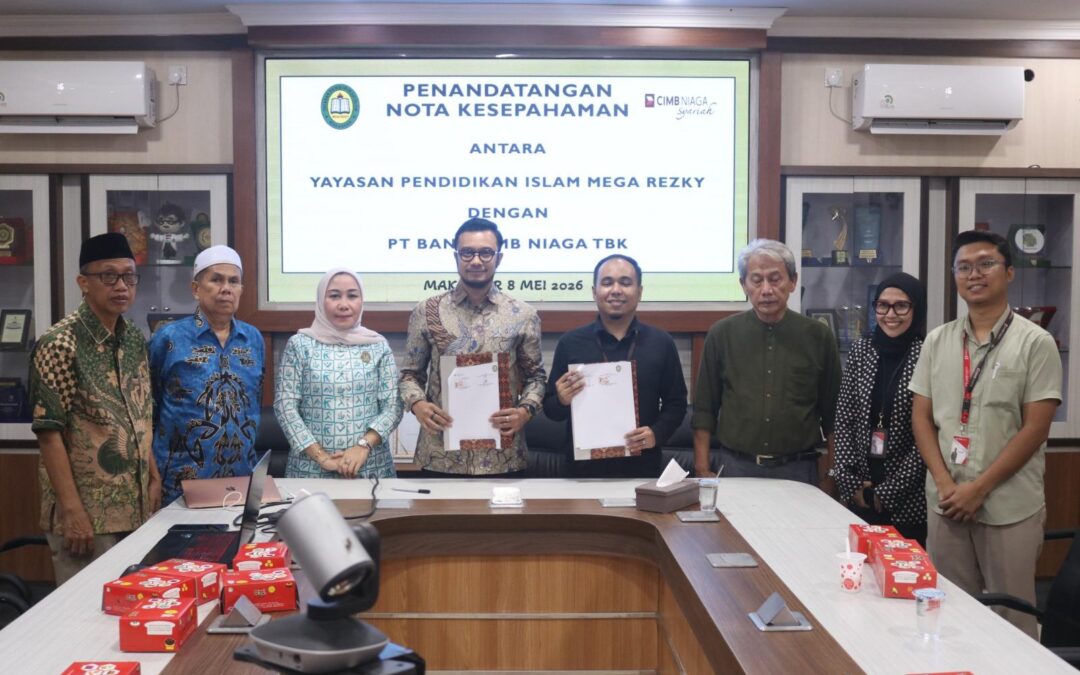 YPI Mega Rezky Makassar Gandeng CIMB Niaga, Perkuat Transformasi Layanan Kampus Modern