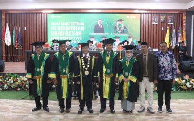 UNIMERZ Perkuat Barisan Akademisi, Empat Guru Besar Resmi Dikukuhkan