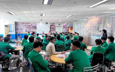 Perkuat Kompetensi Jurnalistik Olahraga, 55 Mahasiswa Penjas UNIMERZ Kunjungi Tribun Timur