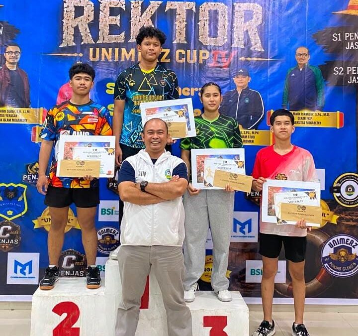 Rektor UNIMERZ CUP IV Bertabur Bintang, Satukan Atlet Tenis Meja Nasional dari Berbagai Provinsi