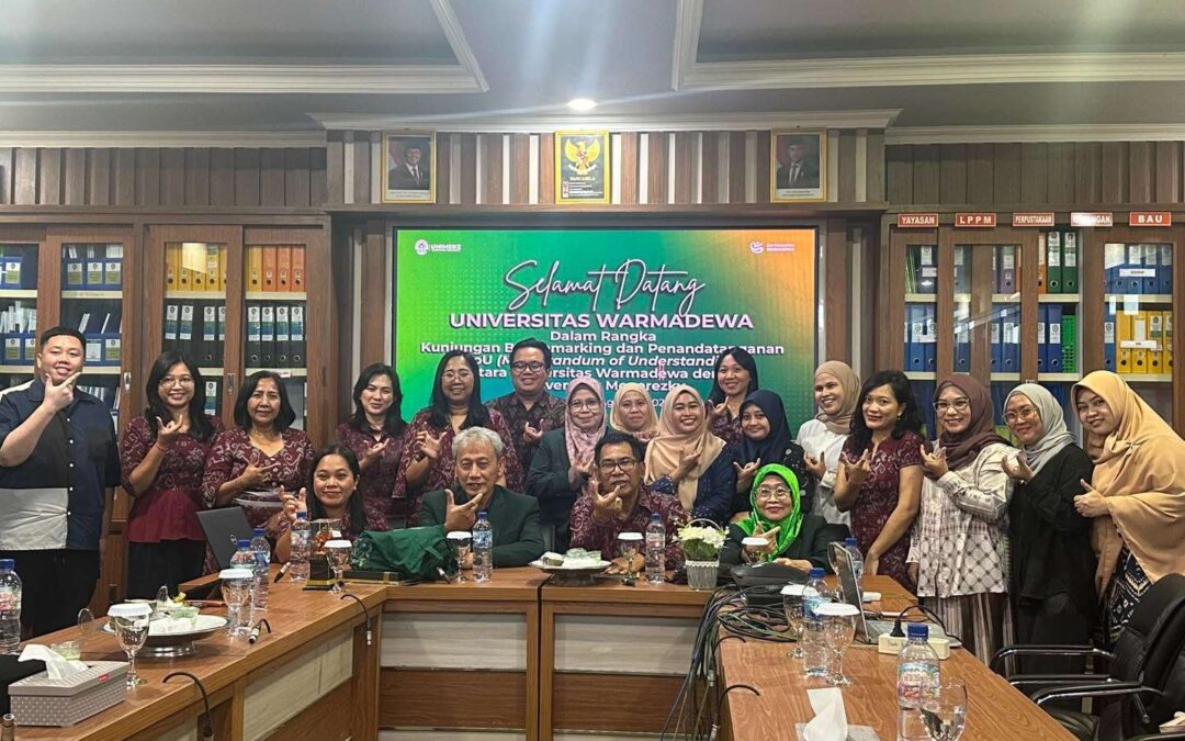 UNIMERZ Perkuat Jejaring Kolaborasi, Sambut Kunjungan Universitas Warmadewa untuk Benchmarking dan MoU